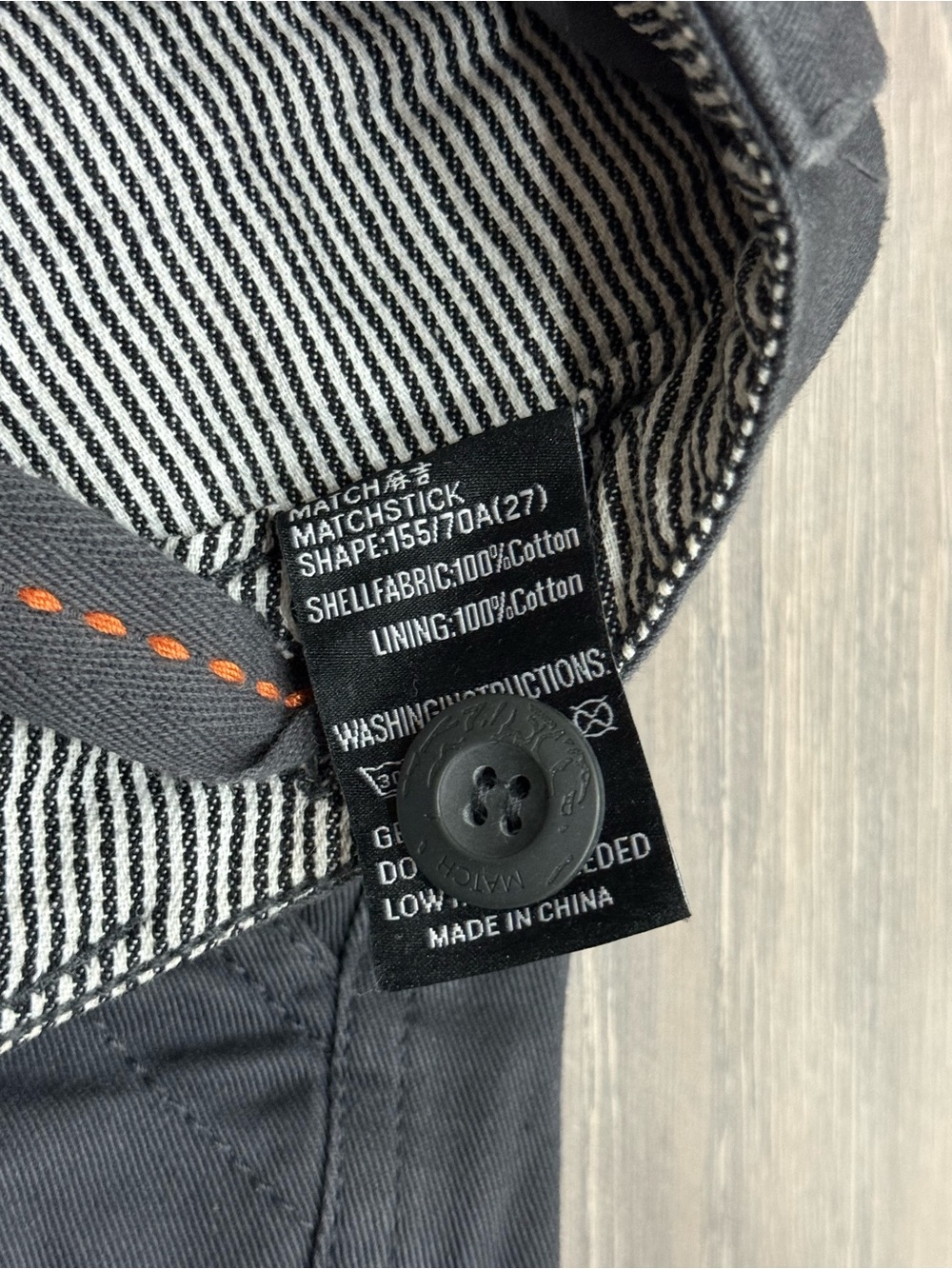 Utility Cargo Pants in Charcoal Black - Picture 5 of 6